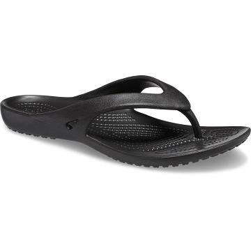 Crocs Kadee II Women's Flip Flops Black | Australia 0201LISH